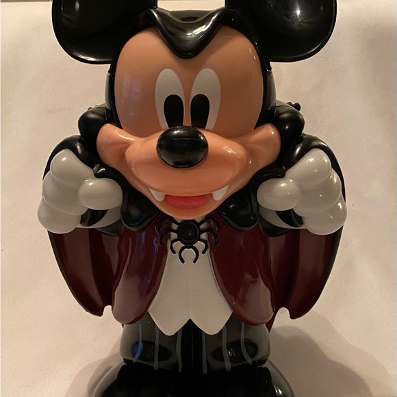 EUC Vampire Mickey Popcorn Bucket Glow in the Dark* Walt Disney Parks Halloween! - Picture 13 of 14
